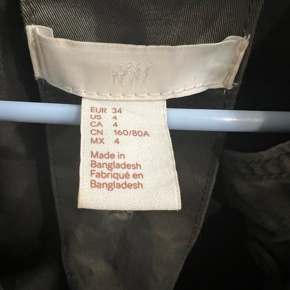 Green Cotten cargo jacket - Picture 3 of 3